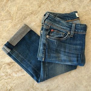 NWOT Hudson Ginny Jeans - Cuffed Jeans - Medium Wash - Blue Denim - Size 26